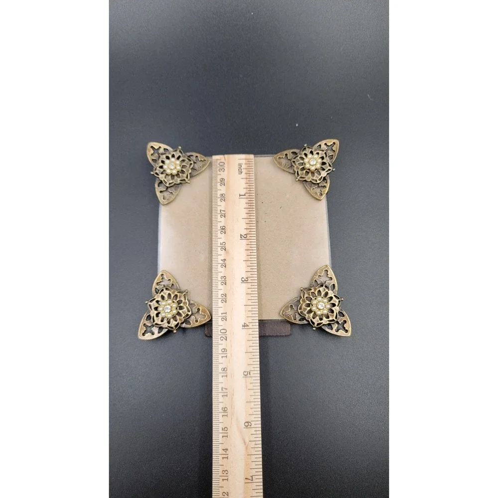 Art Deco Trinket‎ Style Picture Frame Silver Rhinestone 4x4 Whimsical Fairy